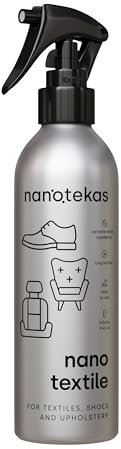 Nanotec Nano Tec - Revestimiento de tela para textiles - Protección para zapatos, sofá, asientos de coche, cortinas, alfombras y artículos personales - Spray 250 ml