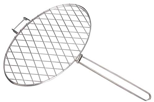 ZerHoc Barbecue mesh clip,Stainless Steel Grilled Fish Clip Bold Large Grilled Fish Clip Outdoor Barbecue Tool Barbecue Meat Roast, Charcoal
