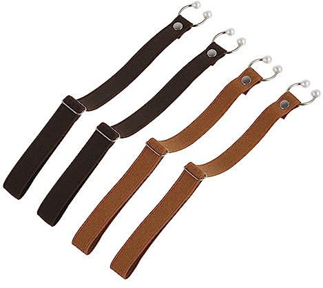 TOGEVAL Correas Para Zapatos De Tacón Alto Desmontables Accesorios Antideslizantes Con Perlas 2 Pares Ligeras Para Evitar Que El Tacón Se Caiga Para Damas