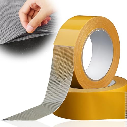 LAKJUOZ 2 Rollos Cinta Doble Cara Extrafuerte, 10Mm X 20M Transparente De Doble Cara, Cinta Adhesiva Doble Cara Extrafuerte, Cinta De Montaje Para Alfombras, Suelos, Pared, Fotos, Pósters