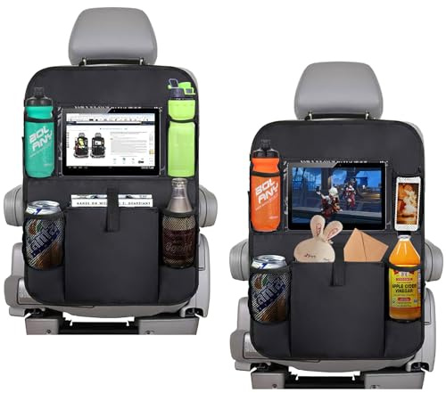 FePen Autositz Organizer 2er Set, Rücklehnen Organizer, Auto-Sitzlehnen-Organisator, Rückenlehnen-Aufbewahrungs-Aufhängetasche, Aufbewahrungstasche für Rückenlehne