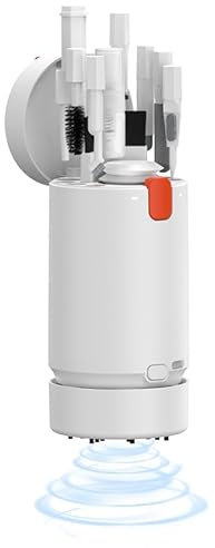 OBEST Set di pulizia per tastiera, 21 in 1, multifunzione, set di pulizia per cuffie, set di pulizia per laptop, 2 velocità regolabili, set di pulizia accessori per la pulizia di telefoni cellulari,