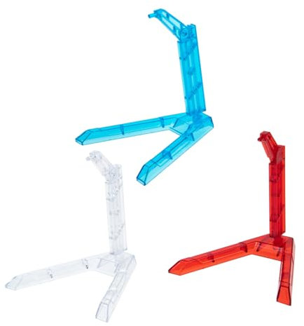 JOINPAYA 3st Figurenständer Actionfiguren-basis Showregal Einstellbar Ausstellungsständer Für Actionfiguren Desktop-monitorständer Puppenspielzeug-ausstellungsständer -reihe Plastik
