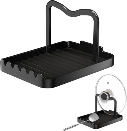 Deckel Und Löffelablage, Topfdeckelhalter, Küchen Organizer Topfdeckel, Topfdeckelständer Küche, Aluminium, Kochlöffelablage, Küchen Organizer Für Topfdeckel, Für Deckel, Utensilien, Pfannenwender