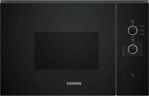 Four à micro-ondes à encastrer Capacité 20 litres Puissance 800 W Largeur 60 cm Couleur Noir - BF520LMA1 iQ300