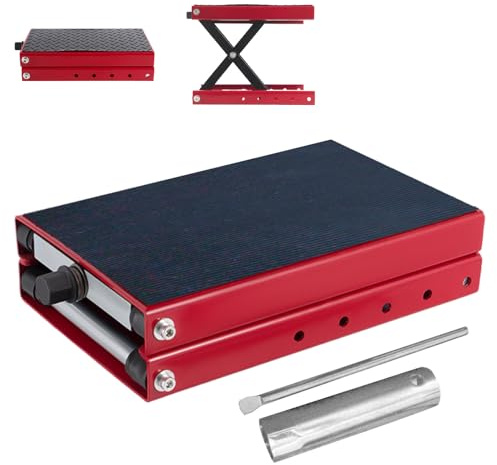 Sollevamoto, Sollevatore A Forbice Portatile Per Quad, Accessorio Tavola Sollevamento Rapido Robusto per Scooter Garage Officina