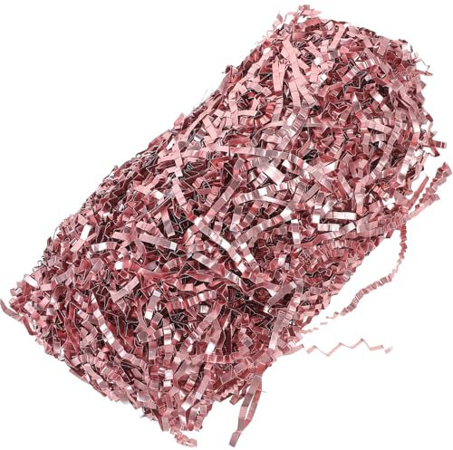 INOOMP Crepe Paper Shredding Pack for Christmas Bags Fillers Box Stuffing and Festive Baskets Use as Paper Packaging Stuffing for Boxes