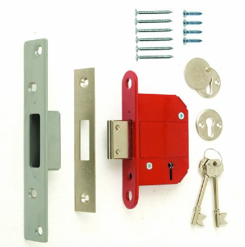 ERA 361-61 BS 3-inch 76mm 5-Lever Maximum Security Mortice Deadlock with Chrome Effect