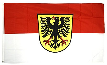 Flaggenfritze Fahne/Flagge Deutschland Stadt Dortmund + gratis Sticker
