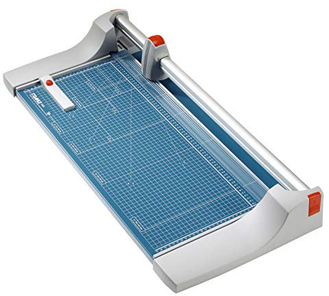 Dahle 444 Papierschneider (bis DIN A2, 30 Blatt Schneidleistung) 670 mm, blau