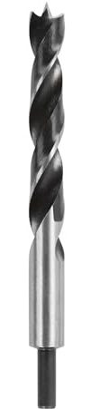 Dewalt Chrom-Vanadium Holz-Spiralbohrer DT4518 (zum Einsatz auf Bohrmaschinen, zum Bohren von Hartfaserplatten, Sperrholz, Hart und Weichholz, ø: 18 mm, Gesamtlänge: 200 mm, Arbeitslänge: 130 mm)