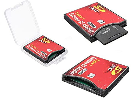 KALEA-INFORMATIQUE Adattatore SD SDHC SDXC SD 3.0 a Compact Flash CF per computer o fotocamere Canon o Nikon