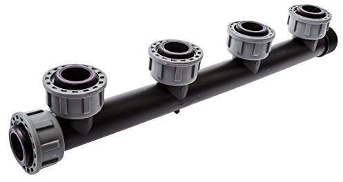 TAVLIT PP Swivel Multi-T-Verteiler 1 10 bar Verbinder Verschraubung 4-fach