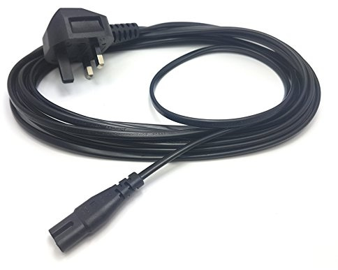 MainCore 5m Long UK 3pin Mains Figure 8 (Fig 8) IEC C7 Plug Cord Cable (Available in 1m, 1.8m, 3m, 5m, 10m) (5m)