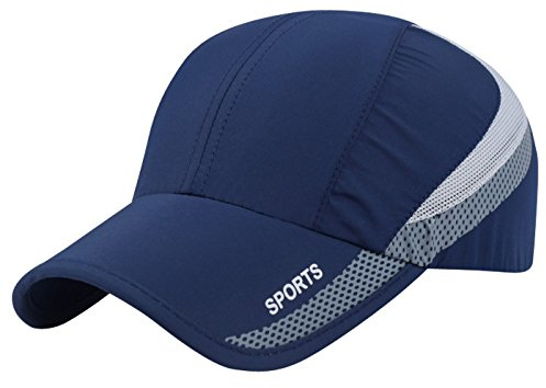 AIEOE Atmungsaktive Kappe Snapback Cap Schnelltrocknend Cap Dünn und Weich Sport Caps Outdoor Sonnen-Kappe für Wandern, Bergsteigen, Joggen, Radfahren usw
