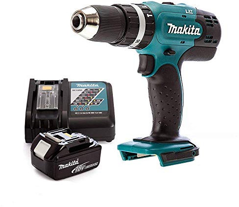 Makita DHP453Z 18V 13mm 2 Speed LXT Combi Drill with 1 x 3Ah Battery & Charger