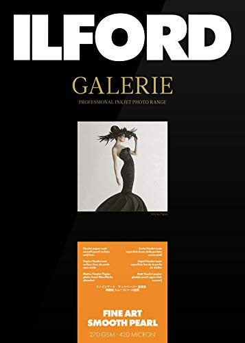 Ilford Galerie Prestige Fine Art Smooth Pearl 5x7 inch – 50 mm x 70 mm 50 Sheets 270gsm