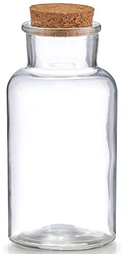 Zeller 19681 Vorratsglas m. Korkdeckel, 500 ml