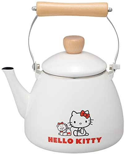 Skater ENKT2-A Emaillierter Wasserkocher, 2 l, Hello Kitty & Tiny Chum Sanrio