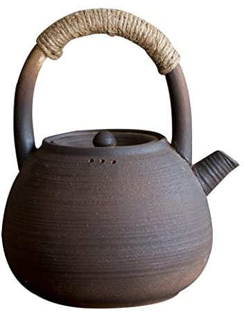 RUVOO Japanese Teapot Japanese Tea Kettle Chinese Teapot 1200ml Chinese Ceramic Teapot For home Tea kettle Can be Heated by Electric Ceramic Stove. Japanese Tea pot Chinese Tea pot
