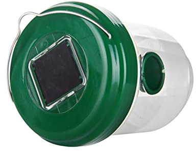 PW TOOLS Trampas solares para Avispas al Aire Libre | Chaqueta Amarilla con energía Solar para Exteriores | Receptor Abeja Reutilizable para Exteriores para avispones, Asesinos