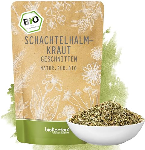 bioKontor – BIO Schachtelhalmkraut Tee 250g – lose geschnitten | deutsche Handabfüllung – Ackerschachtelhalm Tee – Kräutertee aus Schachtelhalm – Schachtelhalmtee – Zinnkraut Bio