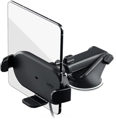 iOttie Auto Sense 2 Fold Qi Wireless Car Charger -Wireless Charging Automatic Clamping Dashboard Car Phone Mount for Google Pixel Fold, Galaxy Z Fold 4, Galaxy Z Flip 4, Other Foldable Smartphones