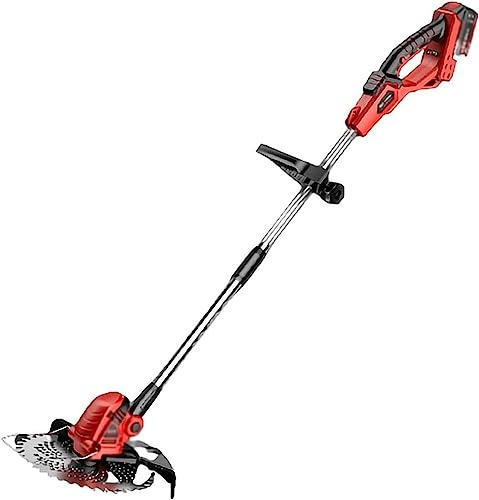 NAKEAH Cordless Household Rechargeable Lawn Mower Outdoor Electric Weeder Multifunctional Cleaning Equipment for Gardening (Size : Battery*2)