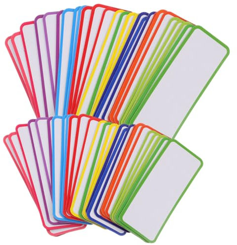 NAMOARLY 67 Stück Löschbare Magnetetiketten Trocken Abwischbare Magnetetiketten Löschbare Magnetische Etiketten Magnetische Whiteboard-etiketten Namensaufkleber Student Kühlschrank