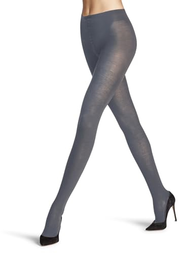 FALKE dam Inner Resistance strumpbyxor andas klimat reglerande lukthämmande ull enfärgad 1 styck, Grå stålgrå 3250, 36-38