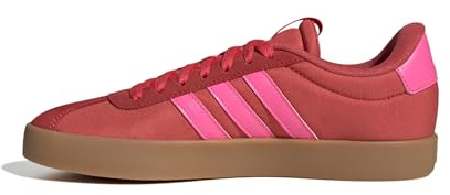 adidas VL Court 3.0 Shoes, Sneaker Donna, Semi Lucid Red Lucid Pink Core White, 39 1/3 EU