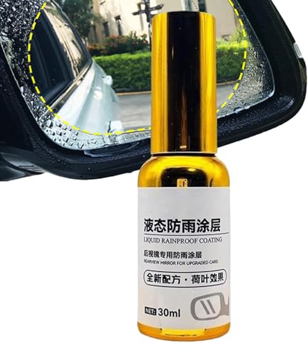 Wasserfeste Beschichtung für Autoscheiben | Glasreiniger mit Schutz- und Wasserabweisender Beschichtung 30ml | AR-Glas Antibeschlag-Regen-Spray p