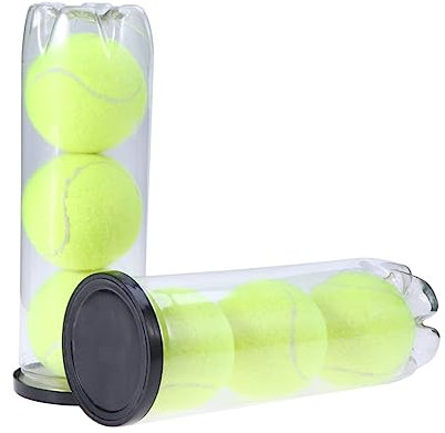 KOMBIUDA 3stücke Tennisbälle Für Übung Und Normalen Spielgebrauch Geeignet Für Böden Aus Naturkautschuk Mit Tiefer Naht Und Hoher Tragfähigkeit