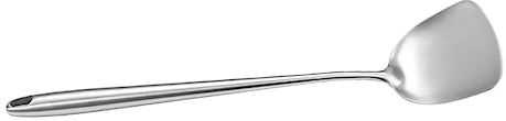 GLEAVI Espátula De Acero Inoxidable para Wok Utensilio De Cocina De Práctica Espátula De Cocina para Cocinar