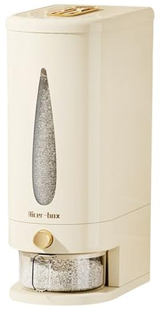 10KG Rice Dispensers, Cereal Containers Storage, Household Sealed Rice Dispenser Containers, Moisture Proof Dry Food Grain Storage Bucket, for Various Grains Beans Nuts Oats Dried Fruits