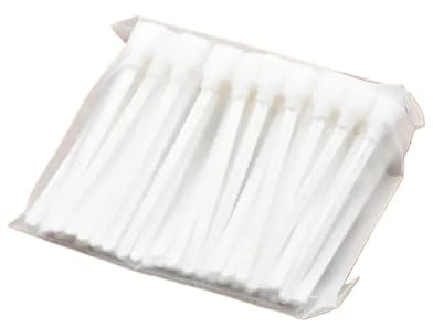 AXRMLVRD Tampons d'imprimante nettoyant pour Toner DTF, éponge de Nettoyage pour tête d'impression, collecteur de poussière, Kit de bâtons, Outil de bâton, Tampon de Nettoyage à solvant(50pcs White)