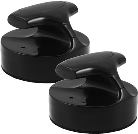 ibasenice Herramienta de Impresión en Bloque Baren 2 Piezas 94 Mm Mango Negro Plástico para Linograbado y Scrapbooking Control de Presión Precisión y Entintado Uniforme
