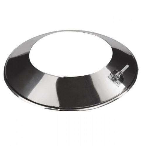 Edelstahl Kamin Ofenrohr Ofenrohr Halsband rutschsicher Rosette Flansch Duct Rohr Rund Dach Regen Schutz KJ32 110)