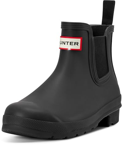 Hunter Damen original Chelsea Bootsschuh, Schwarz, 42 EU