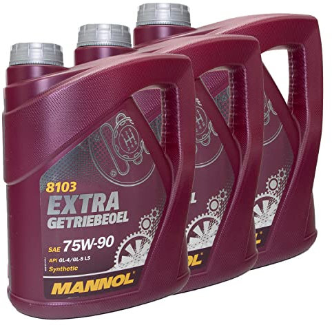 Getriebeöl MANNOL Extra 75W-90 API GL 4/GL 5 LS 3 X 4 Liter für Aeon Aprilia Beta BM W Buffalo/Quelle CAN-AM CPI Derbi Gilera Husqvarna Indian Kawasaki KT M Moto Guzzi Piag gio Qingqi Rex