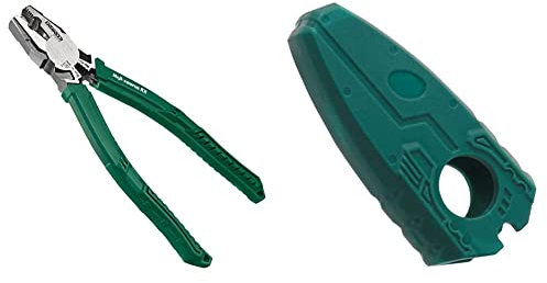 Heavy Duty Multi-Function Combi Gripping Pliers/Screw Extractors,Made in Japan. Engineer pz-59 neji-Saurus RX & Protective Plastic Cap/Cover for neji-Saurus pz-58 Pliers (Green). ENGINEER pzm-58