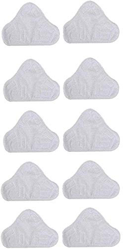 Vadillo Packung mit 10 Ersatzpads aus Mikrofaserstoff für Dampfreiniger für Triangular Drag