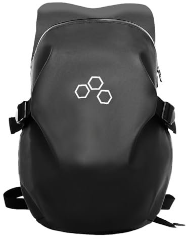 Motorrad-Rad-Rucksack, wasserdicht, modisch, Radsport, unverzichtbar für Wettbewerb, tägliches Fahren, Reisen zu Hause zur Arbeit, etc, Schwarz , 1