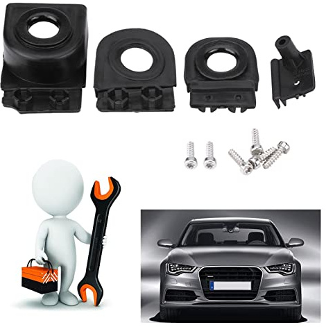 VGEBY Riparazione della Staffa del FaroKit di Riparazione della Staffa del Faro,Kit di Riparazione del Faroper A6 20052011 Kit di Ripristino del Faro (Sinistra)