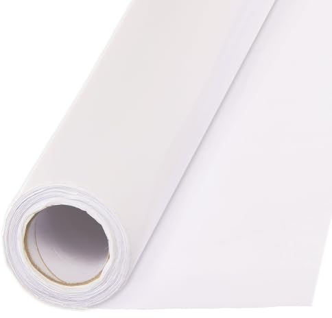 Baker Ross FN203 Weiße Display-Rollen - 3er-Pack, Display-Unterlagenpapier für Klassenzimmer