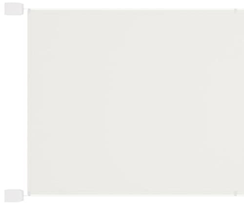 Iiaky Toldo Vertical Blanco 140x420 cm Tela Oxford Toldo Lateral Toldo Vertical Enrollable Exterior