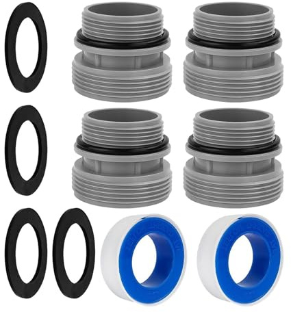 Adaptateur de tuyau de piscine, connecteur de tuyau de piscine, Adaptateurs de tuyau de piscine robustes et connecteurs de pompe,Raccords d'adaptateur de piscine, raccords d'adaptateur de pompe de pi