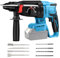 Martello perforatore a batteria per Makita agli ioni di litio, 18 V, 4 in 1, batteria senza spazzole, 18 V, 26 mm (senza batterie e caricatore)