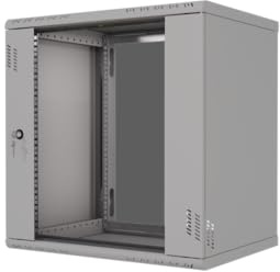 Stalflex Serveur Armoire Réseau Pro 19 Pouces 12U 450mm - Acier Robuste - Racks pour Ordinateur et Serveur - Armoire Informatique Compatible avec Serveur Rack et Baie de Brassage