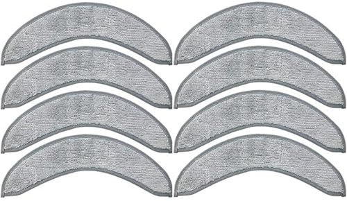 QRMZJF for Irobot, for Roomba Combo J7+/Plus Staubsauger Teile Ersatz Wischen Pads Zubehör Mikrofaser Mopp Pad Mopp Pads Teile Staubsauger-Wischtuch(8pcs)